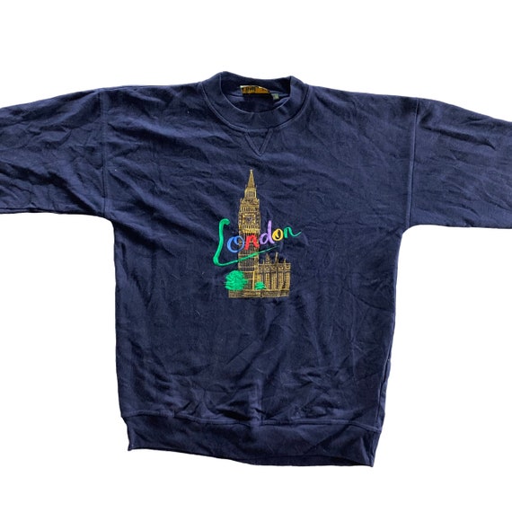Vintage 1990s London Sweatshirt size Medium - image 1