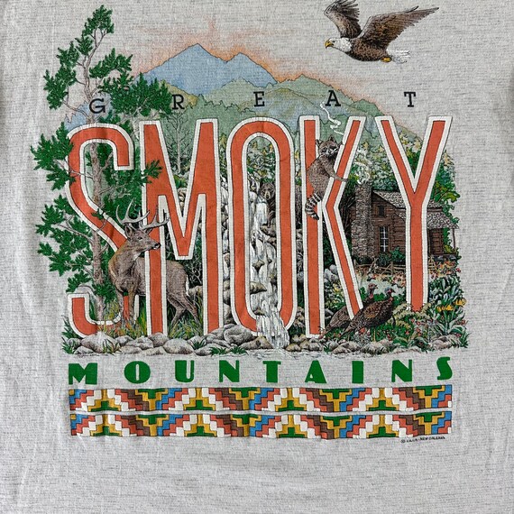 Vintage 1990s Great Smoky Mountains T-shirt size … - image 2