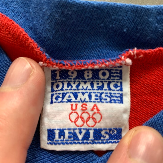 Vintage 1980s USA Olympic T-shirt size Small - image 3