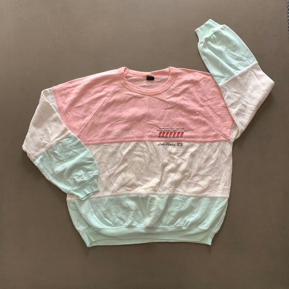 Vintage 1987 Figure Skating Sweatshirt size XL