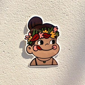 Hawai&#39;i Local Girl Vinyl Glossy Sticker