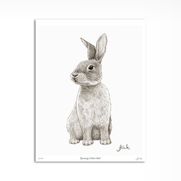 Bunny Print Etsy Canada