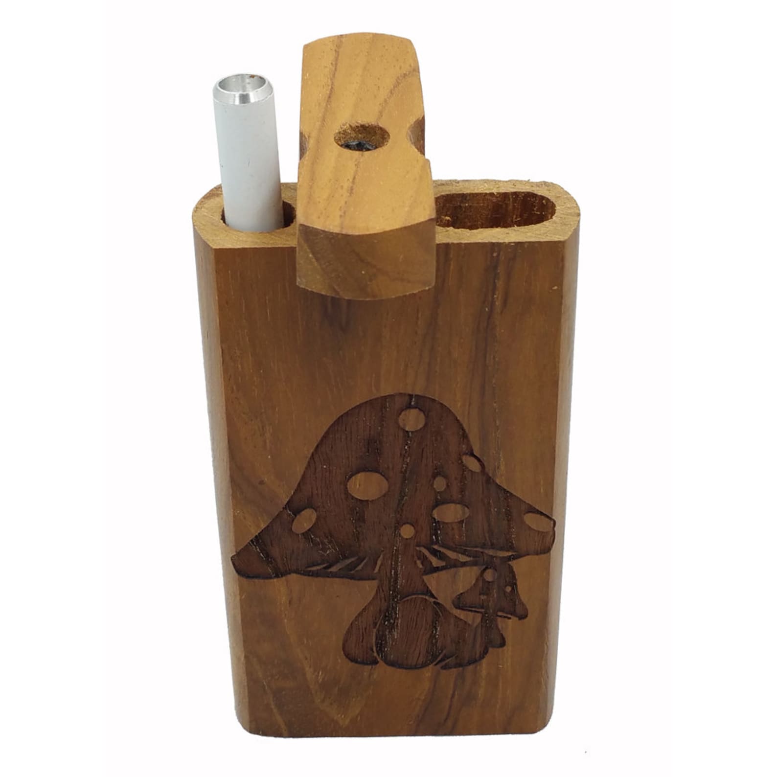 Mushroom 4 Wood Hitter Box With FREE Aluminum One Hitter Etsy