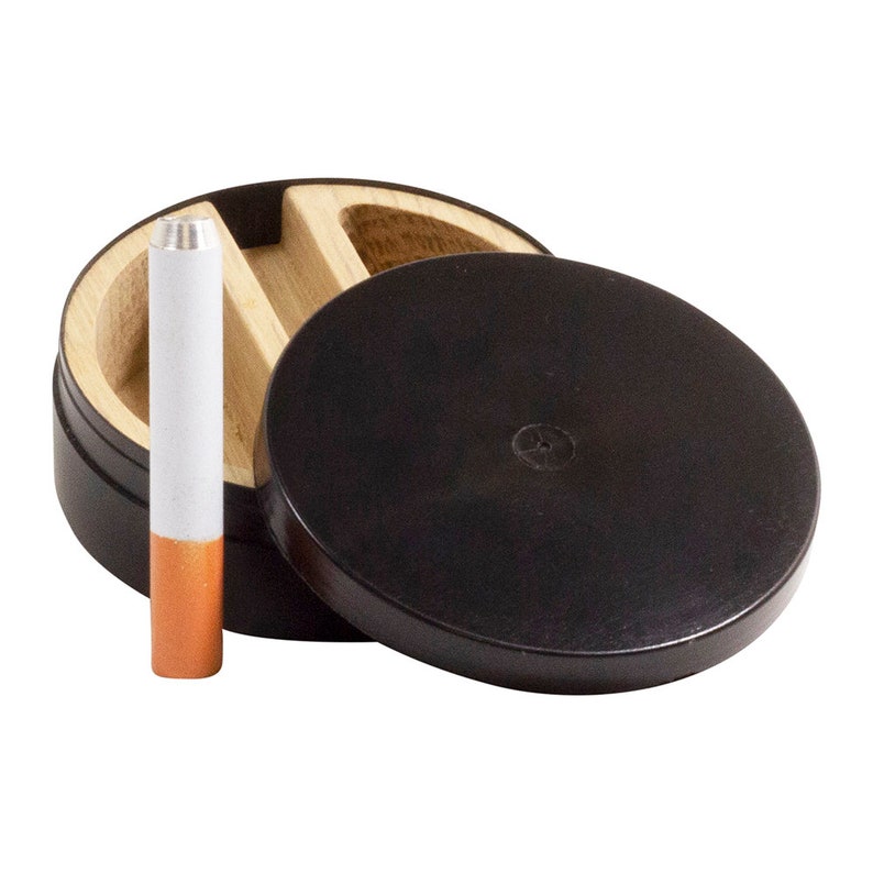 Smokey the Bear Dip Can One Hitter Dugout with Poker and FREE Aluminum One Hitter
