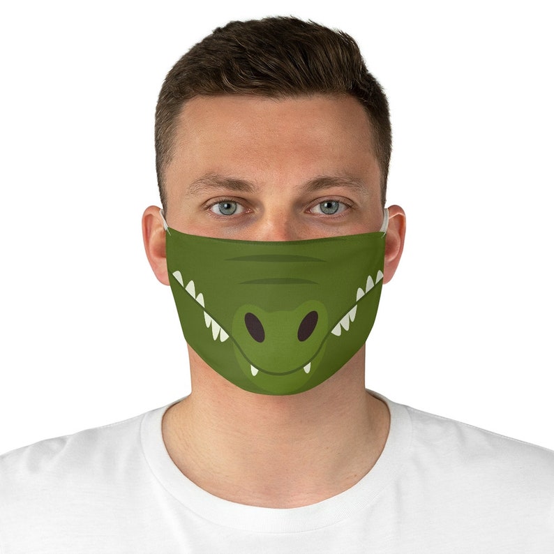 Alligator Fabric Face Mask Etsy