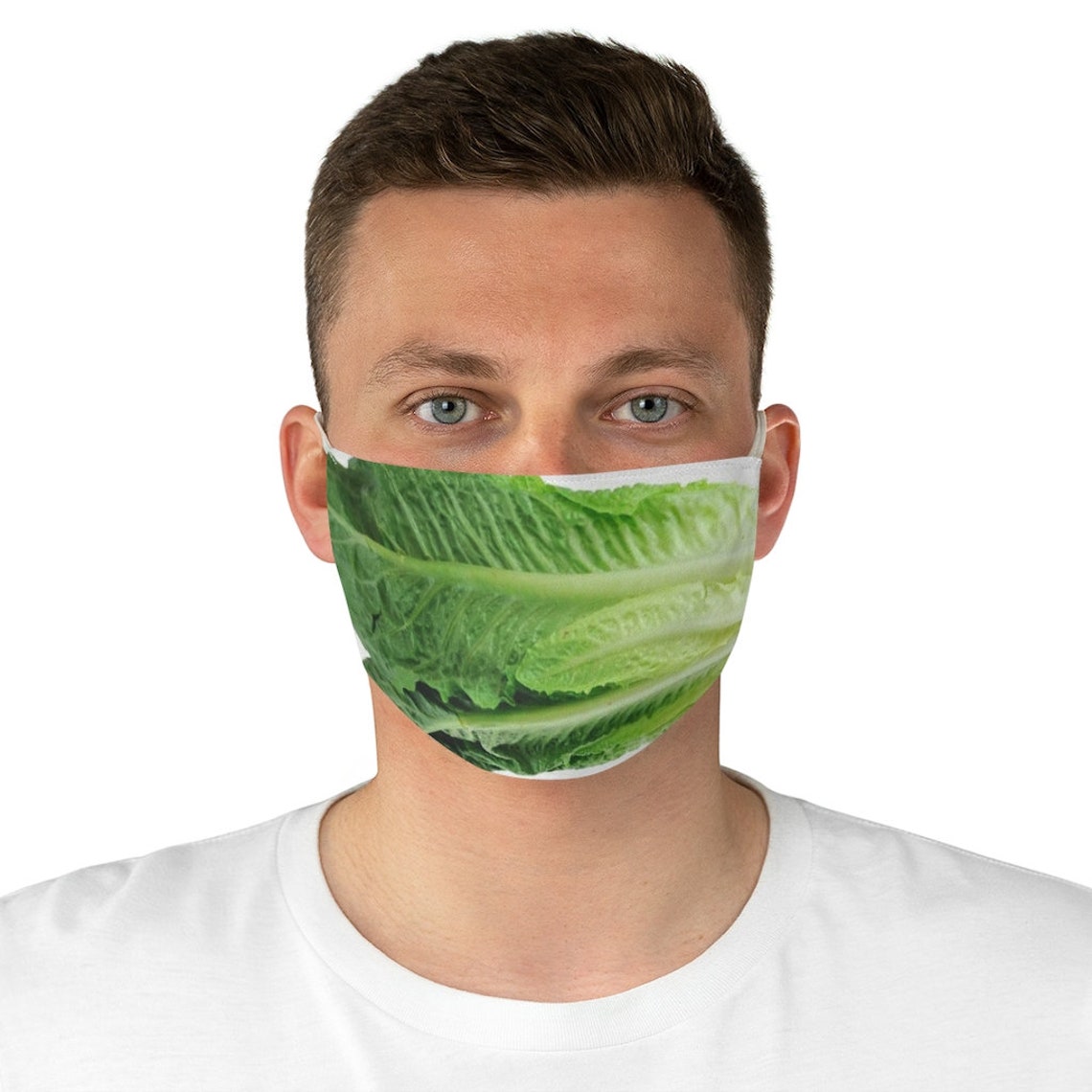 Lettuce Fabric Face Mask Etsy