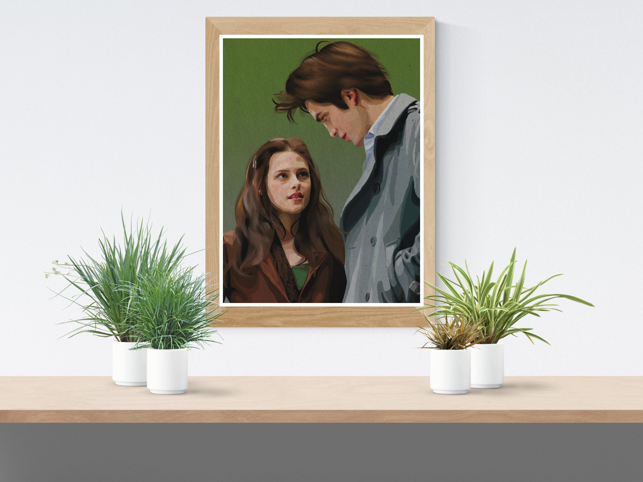 Twilight Art Print, Edward Cullen and Bella Swan, Art Print