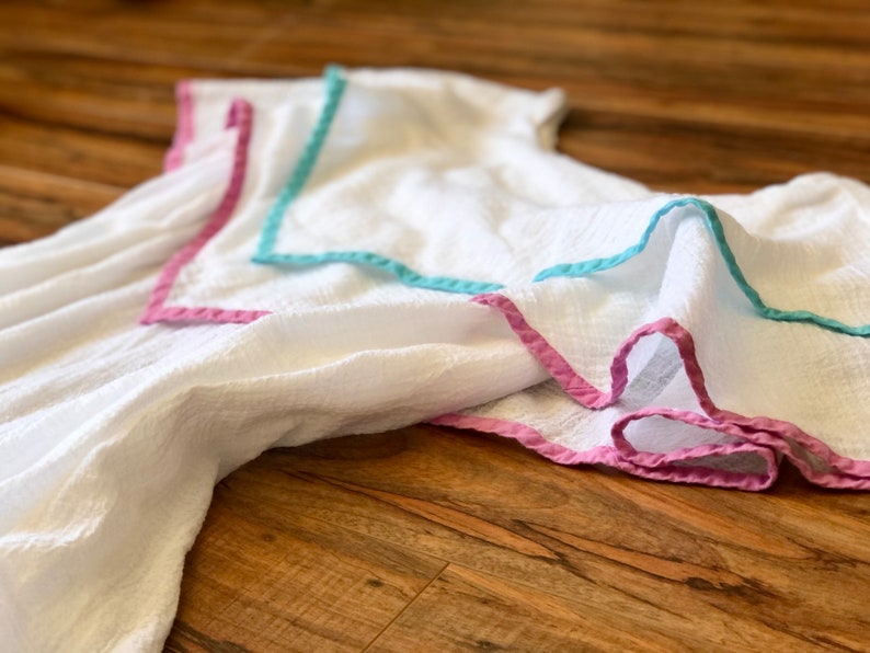 Vintage White Coverup Top Crinkle Cut main image 0