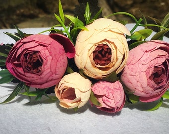 Purple Flower headband