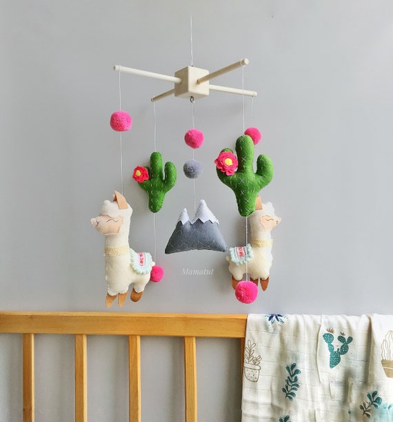 Llama Cactus Mobile Llama Mobile Alpaca Mobile Mobile Bebe Etsy Llama Cactus Mobile Llama Mobile Alpaca Mobile Mobile Bebe Etsy