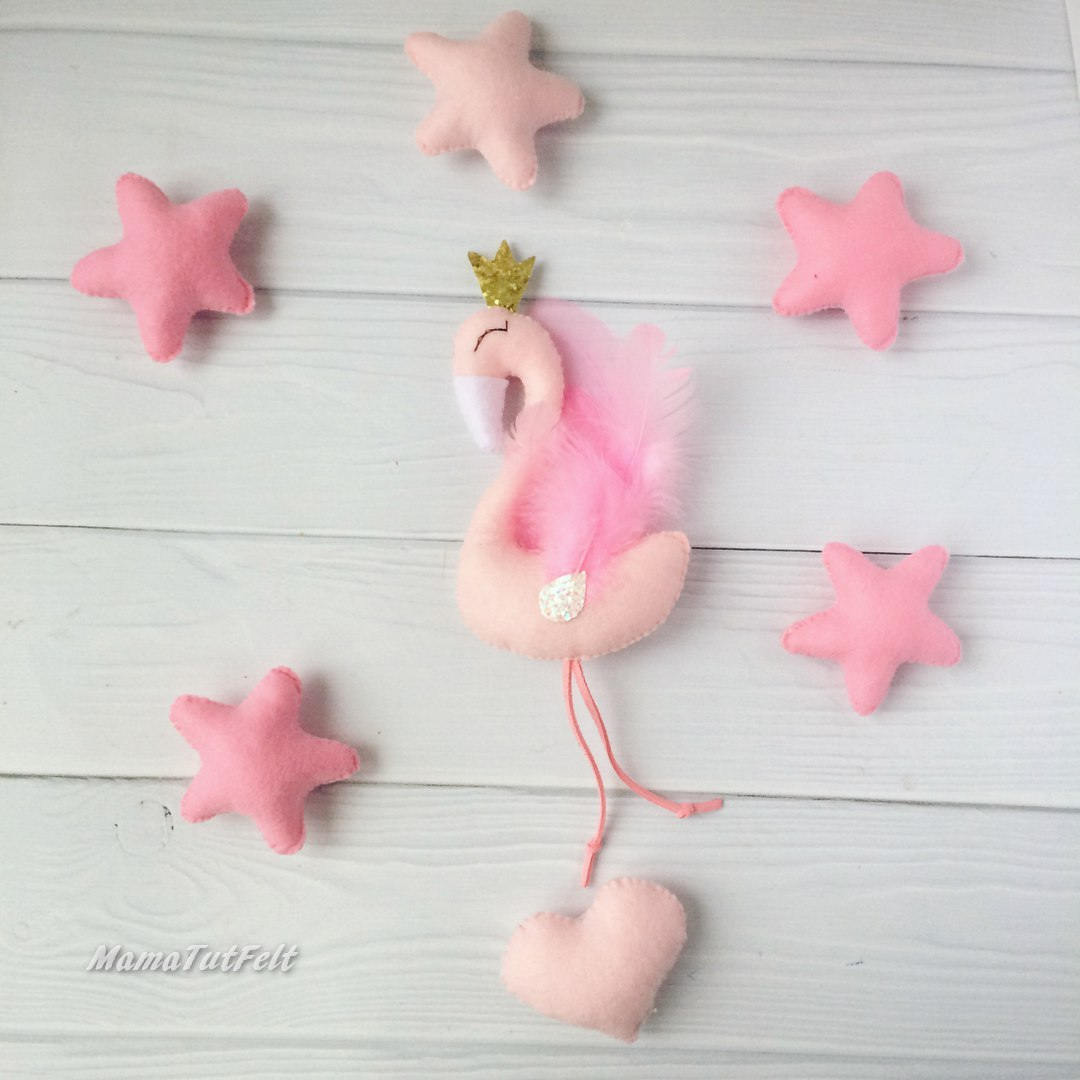 Flamingo cake topper | Etsy