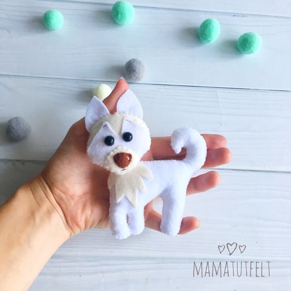 blue magic siberian husky stuffed toy