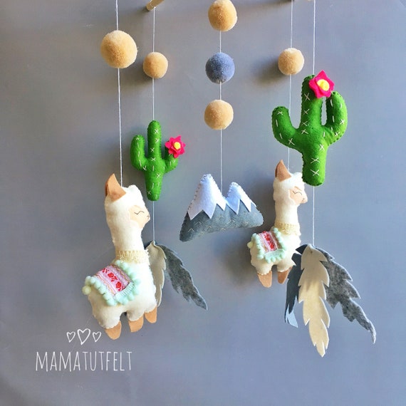 Llama Cactus Baby Mobile Llama Vivero Boho Vivero Boho Bebe Etsy Llama Cactus Baby Mobile Llama Vivero Boho Vivero Boho Bebe Etsy