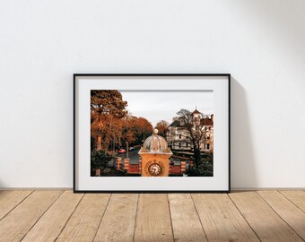 Ward Jackson Park | Clock Tower Wood Coaster Set | Hartlepool Souvenir | Home Decor Gift | Local Landmark