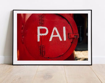 Pai / Thailandia Stampa Arte Murale / Poster di Viaggio Asiatico / Decorazione Murale Regalo Scenario, Stampa Asia / Regalo Arte Murale / Stampa Asia Decorazione Murale Poster