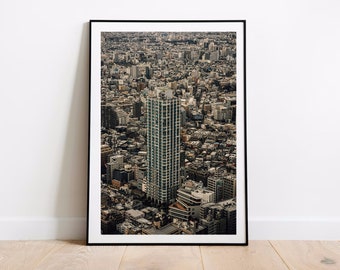Tokyo Skyline (GIAPPONE) Wall Art Tokyo Travel Poster Regalo per Tokyo Scenery Wall Art Giappone Regalo Wall Art Giappone Stampa Tokyo Wall Décor Poster