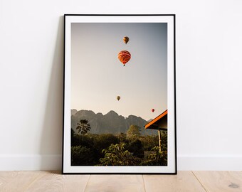 Mongolfiere di Vang Vieng (LAOS)