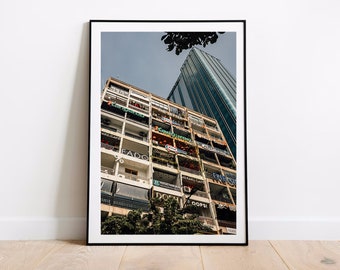 The Cafe Apartments, Ho Chi Minh (VIETNAM), Poster da parete per viaggi in Asia, regalo per paesaggi in Vietnam, regalo per decorazioni da parete, stampa in Asia, decorazione da parete