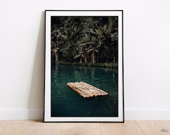 Blue Lagoon 3, Vang Vieng (LAOS) Wall Art Laos Asia Travel Poster Regalo per Laos Scenery Wall Art Laos Gift Wall Art Asia Stampa Wall Décor