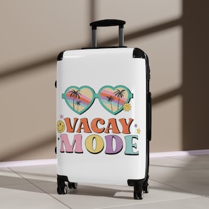 Adventure Travel Suitcase, Gift for Traveler, Airplane Luggage, Carry on Suitcase, Hard Shell Luggage for Tavel, Personalied Luggage