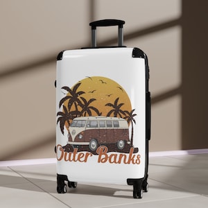 Adventure Travel Suitcase, Gift for Traveler, Airplane Luggage, Carry on Suitcase, Hard Shell Luggage for Tavel, Personalied Luggage