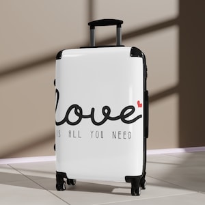 Adventure Travel Suitcase, Gift for Traveler, Airplane Luggage, Carry on Suitcase, Hard Shell Luggage for Tavel, Personalied Luggage