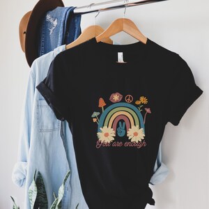 You Are Enough Motivational Shirt, Inspirational Woman Clothing, Positive Vibes Shirt, Be Kind Hearted Shirt, Positive Message Shirt