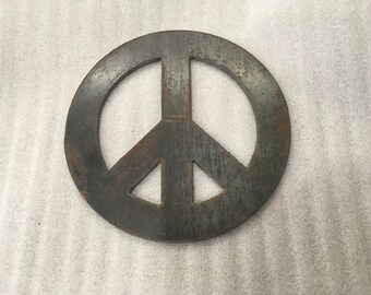 Metal Peace Sign