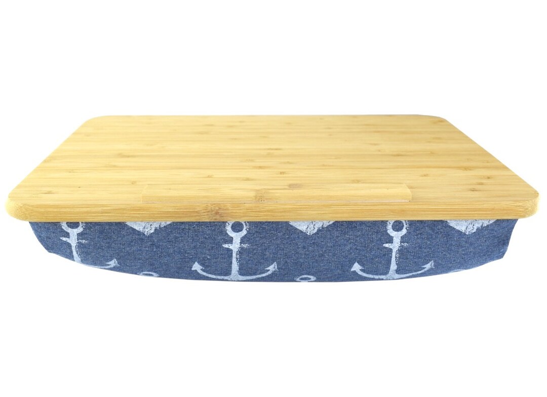 Blue Anchor Laptop Pillow Lap Tray With Pillow Laptray Etsy