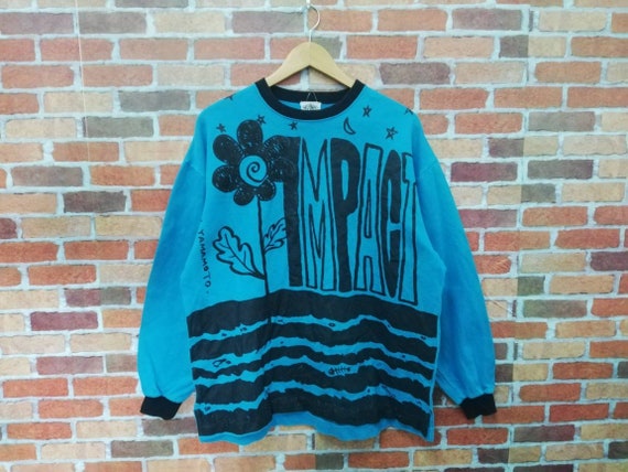 japanese brand kansai yamamoto full print sweatshi