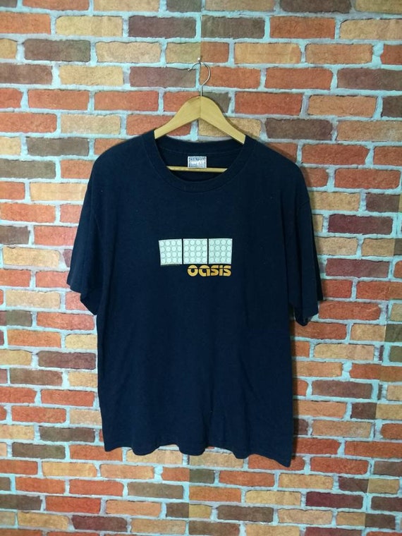 Vintage britpop band promo tee Oasis 90s