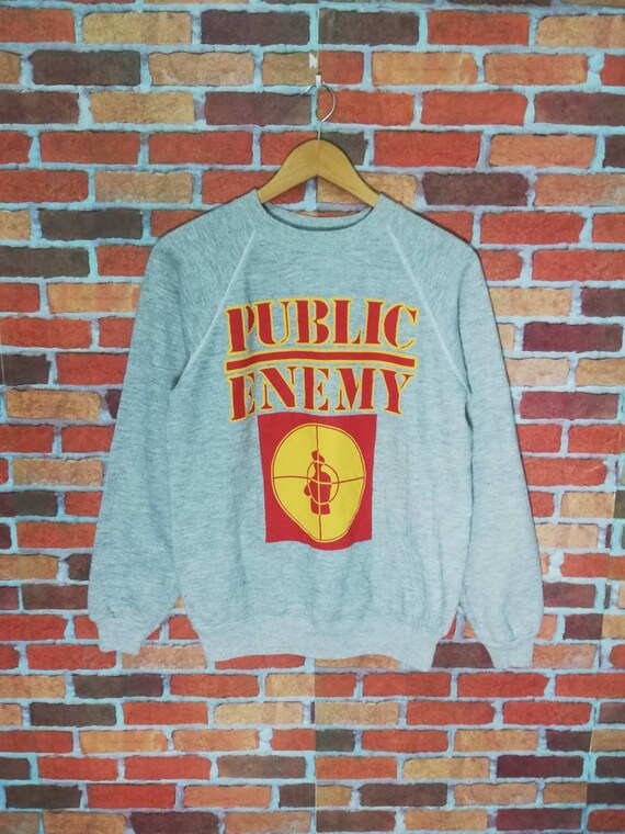 Vintage public enemy big printed logo band