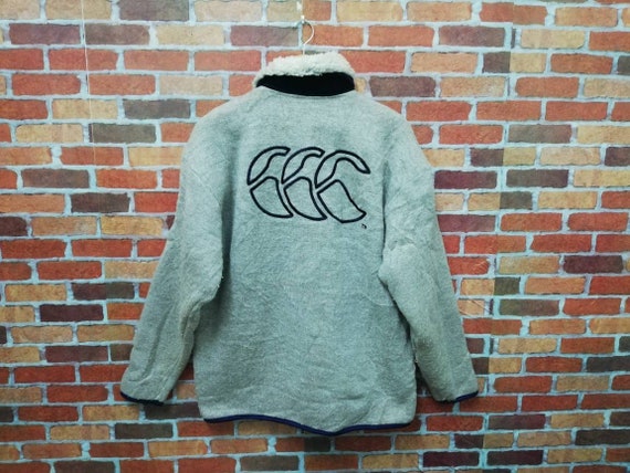 canterburry big embroidery logo double side wool f