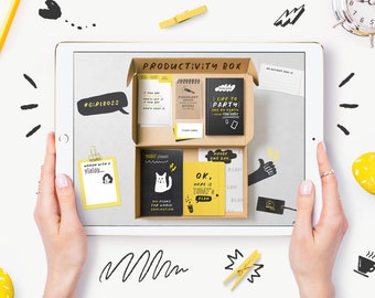 7 productivity tools Digital planners Undated Monthly Weekly & Daily planner Notepad 2019 Goal planner Note cards Reading Bullet journal