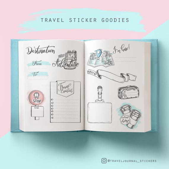 sticker luggage tag
