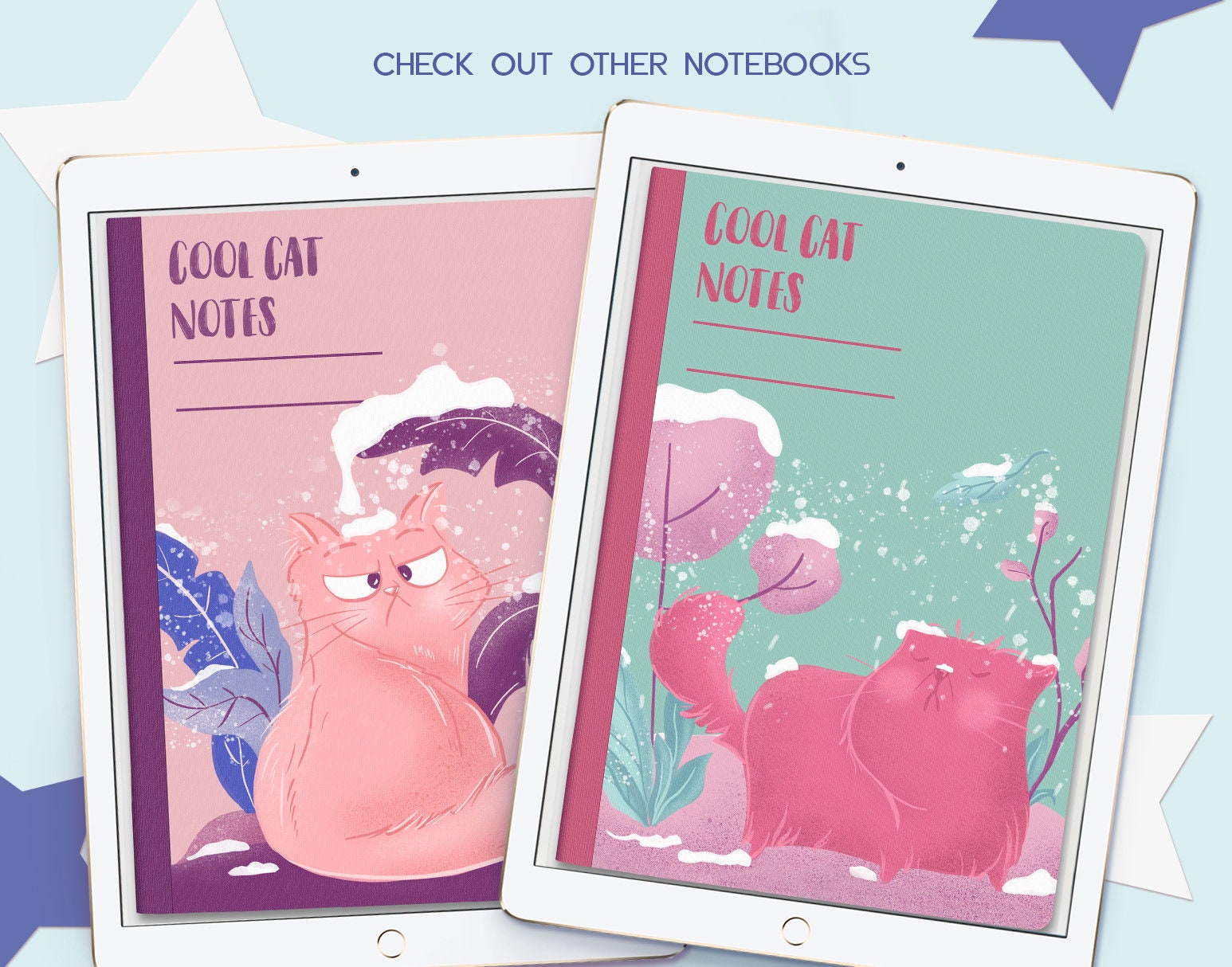 Digital lined notebook College student note taking Bullet Etsy