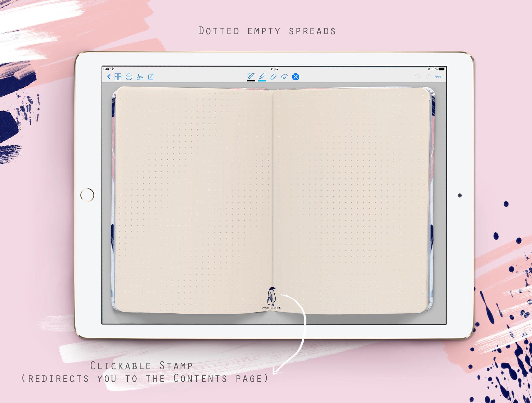 Digital bullet journal for Goodnotes Ipad Travel diary Digital Etsy