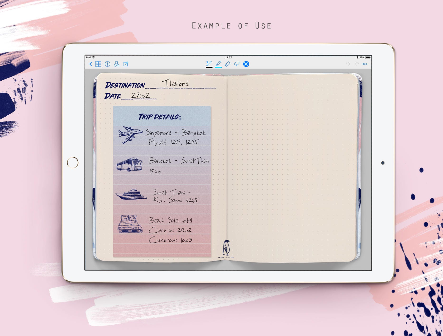 digital bullet journal goodnotes free
