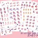 Planner Stickers Pack Cute Printable Stickers Girly Clipart Daily ...