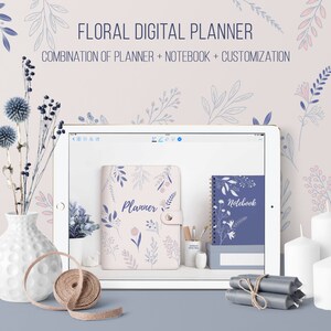 Student Digital planner Academic College planner Monthly/ weekly Undated planner Digital notebook Customizable Project school planner image 9