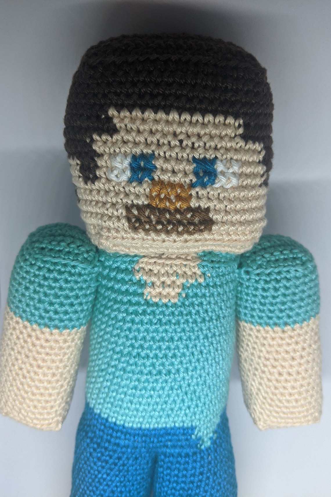 Minecraft Inspired Steve Crochet Amigurumi - Etsy