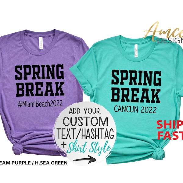 Spring Break Shirt - Etsy