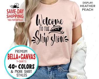 3011 - Welcome to the Ship Show SPLASH, Funny Cruise Ship Shirts, Summer Vacation, More Styles / Totes, Tanks, Kids & Unisex Tees XS-4XL