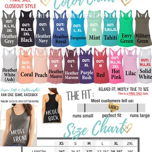 Add FRONT or BACK TEXT shirt or tote / Add-on item Customize / Add a name, short phrase, hashtag, short saying / T-shirt Tank Long sleeve image 6