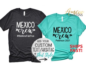 mexico trip shirts