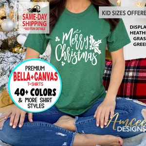 Merry Christmas HOLLY,  Cute Christmas T-Shirts, Holiday Party Shirts, Family Christmas Pics, More styles / Tanks, Kids & Unisex Tees XS-4XL