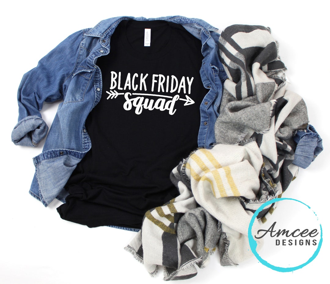 Black Friday Squad Tee / Funny Shopping T-shirt / Matching - Etsy