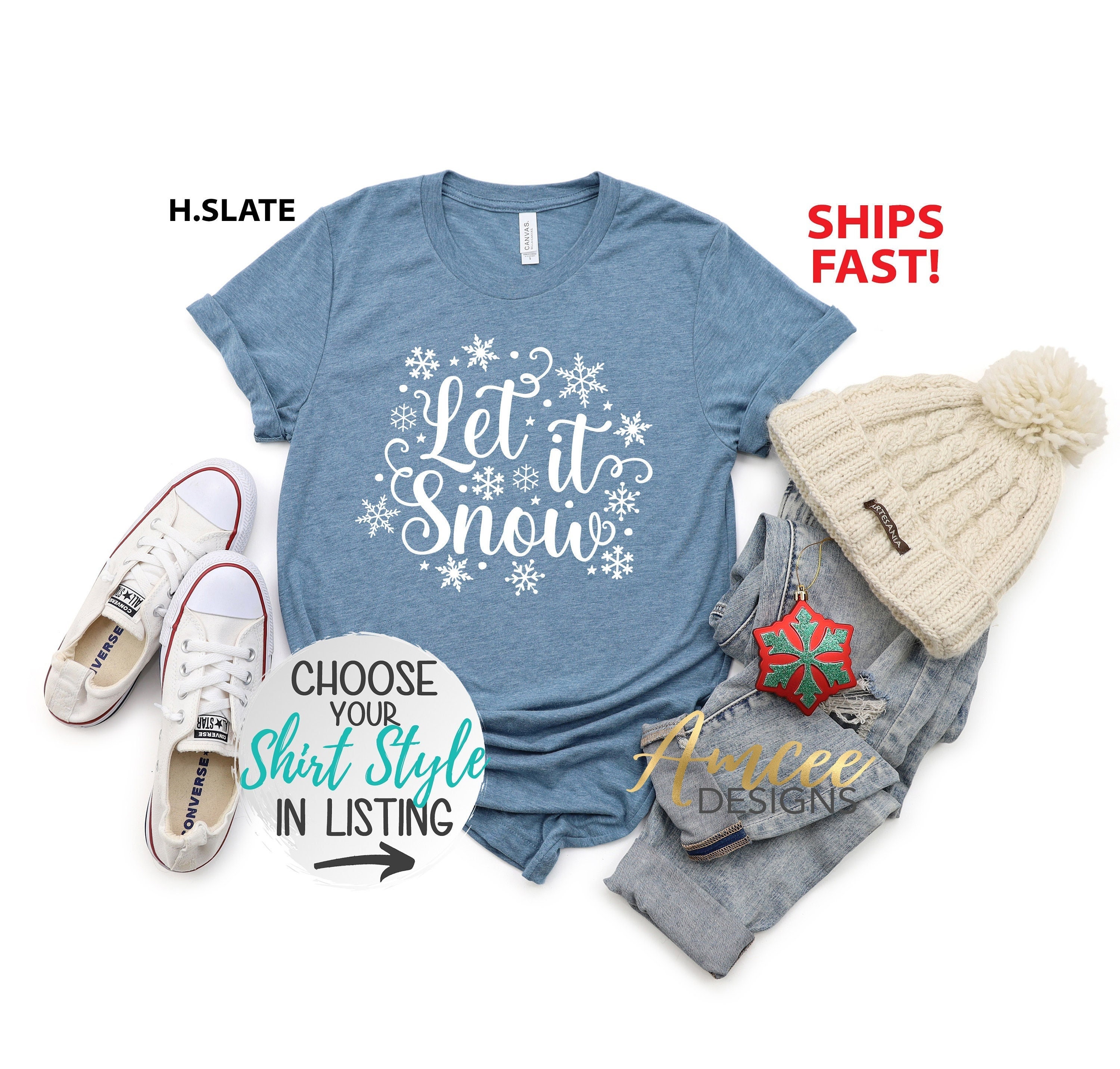 Snow Flake Tshirt - Etsy