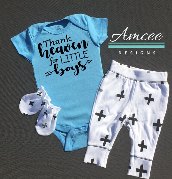 thank heaven for little boy outfit