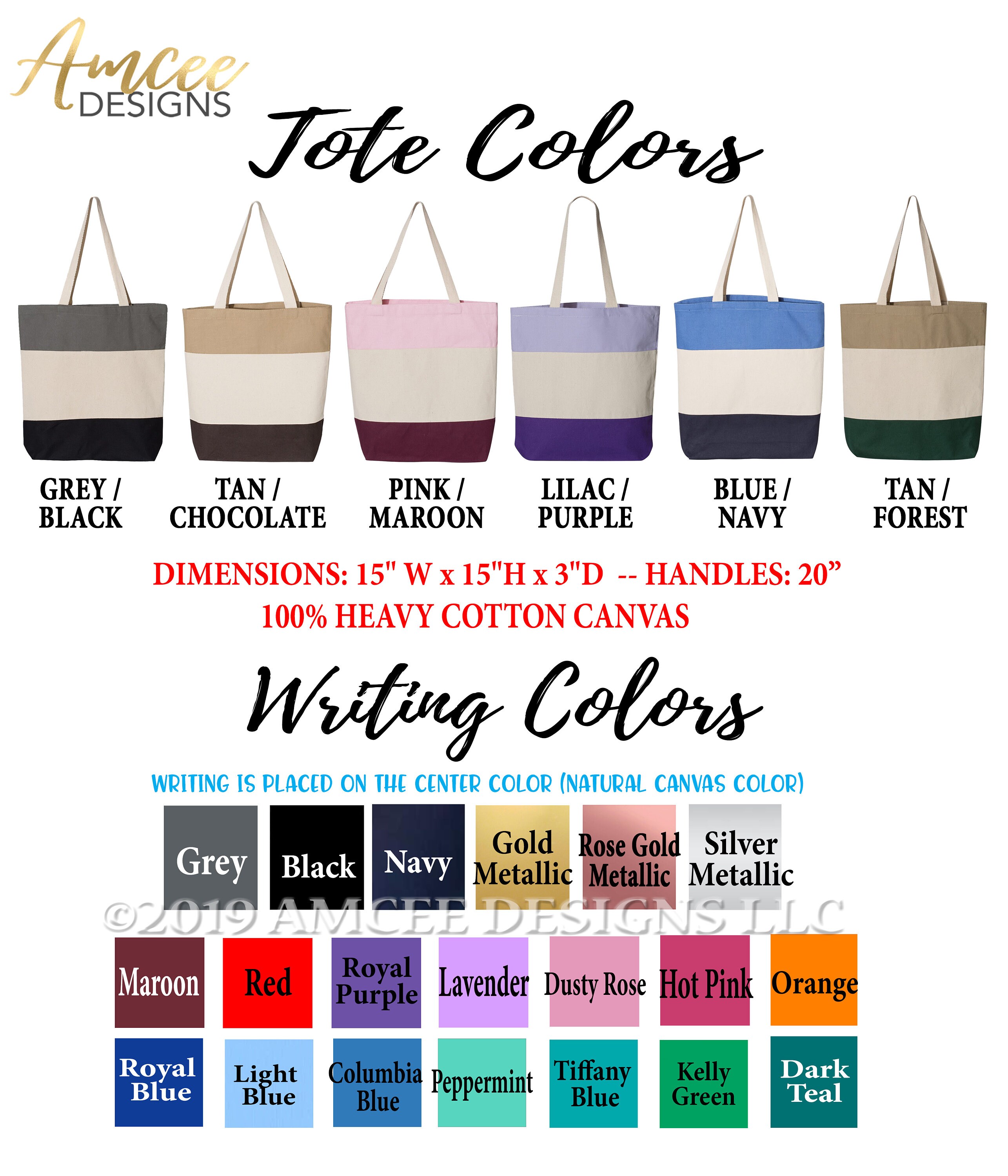 Customizable Name Tote Bag – Halaballoo